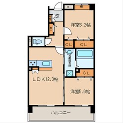 コンフォール シャトーの物件間取画像